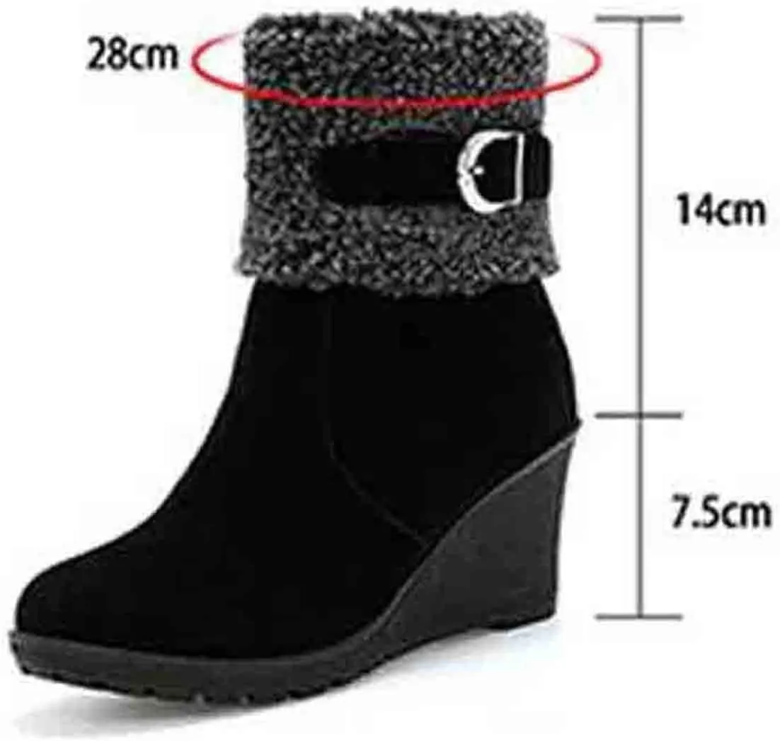 Short Winter Boots Extra Wide for Women Waterproof Snow Snow Boot Women Low Women Boots Winter Short Womens Tennis Shoes for Snow Walking Botas Para La Nieve