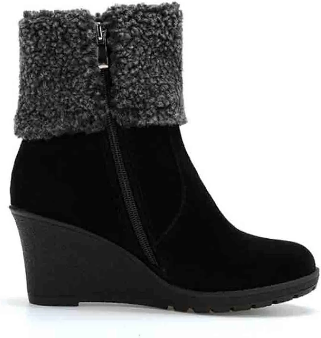 Short Winter Boots Extra Wide for Women Waterproof Snow Snow Boot Women Low Women Boots Winter Short Womens Tennis Shoes for Snow Walking Botas Para La Nieve