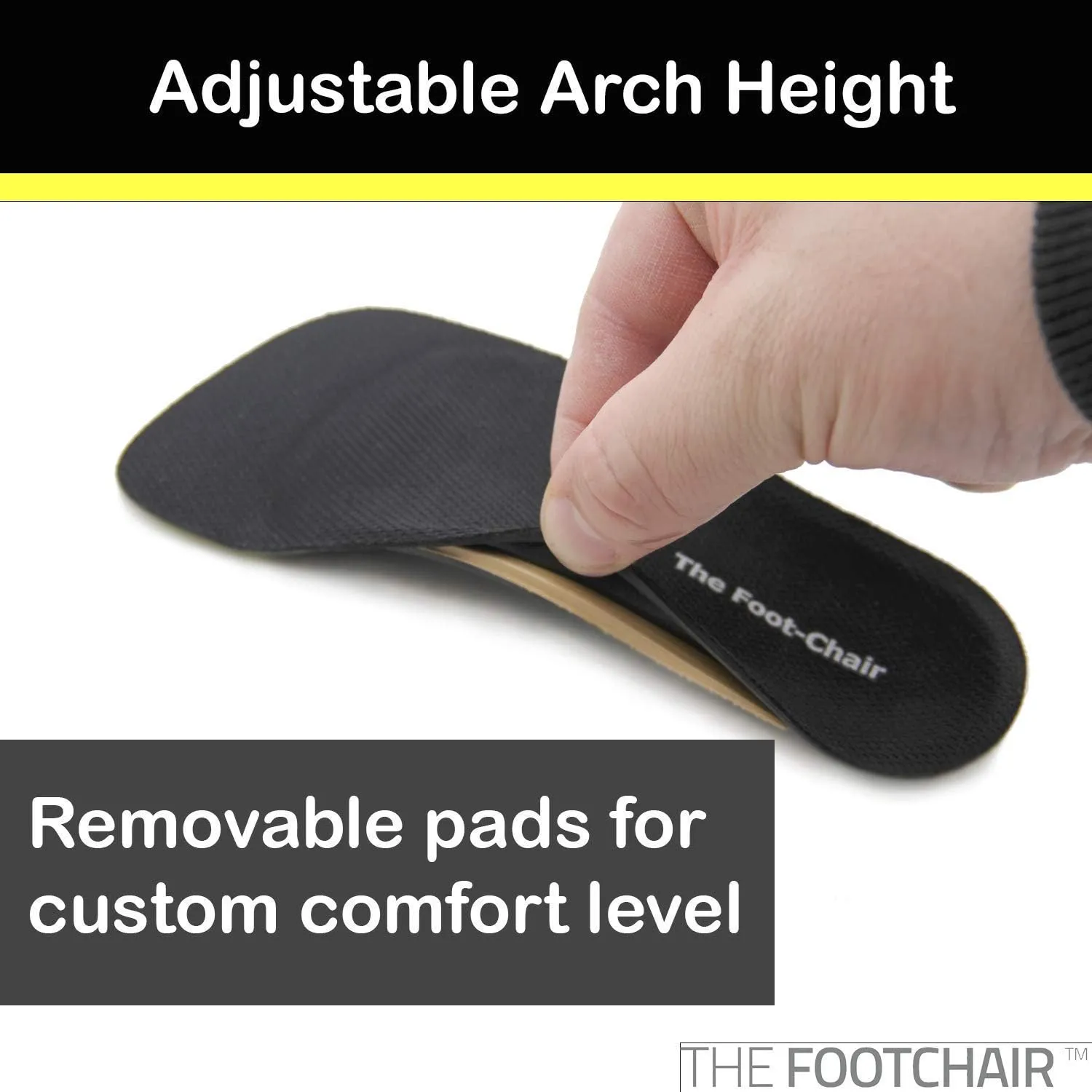 Slim Dress Shoe Orthotics/Insoles with Adjustable Arch Height by FootChair. Relieve Plantar Fasciitis and Other Foot Pain. ((Women's 13-14.5 / Men's 11-12.5))