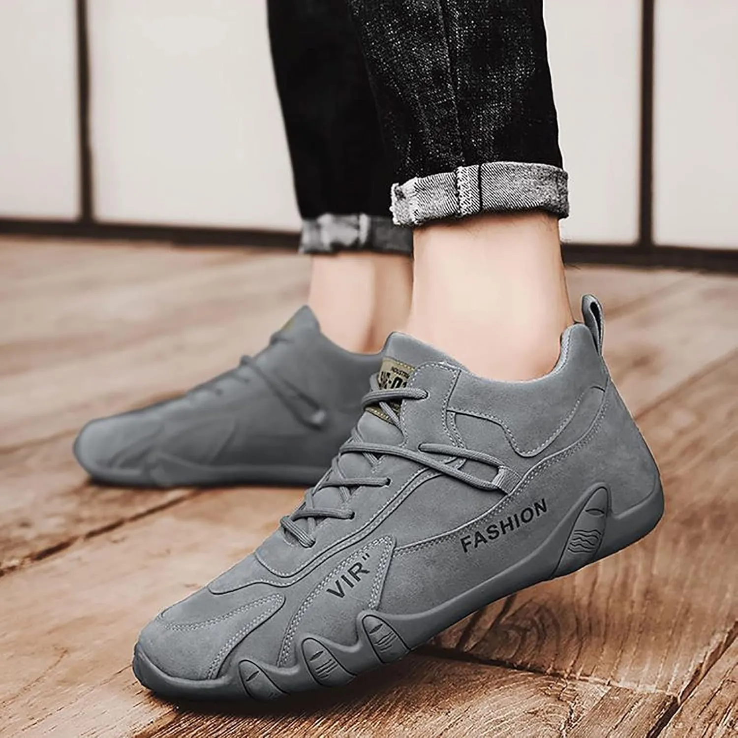 Slip on Sneakers Men Orthopedic Fashion Comfortable Lightweight Breathable Business Athletic Workout Gym Shoes