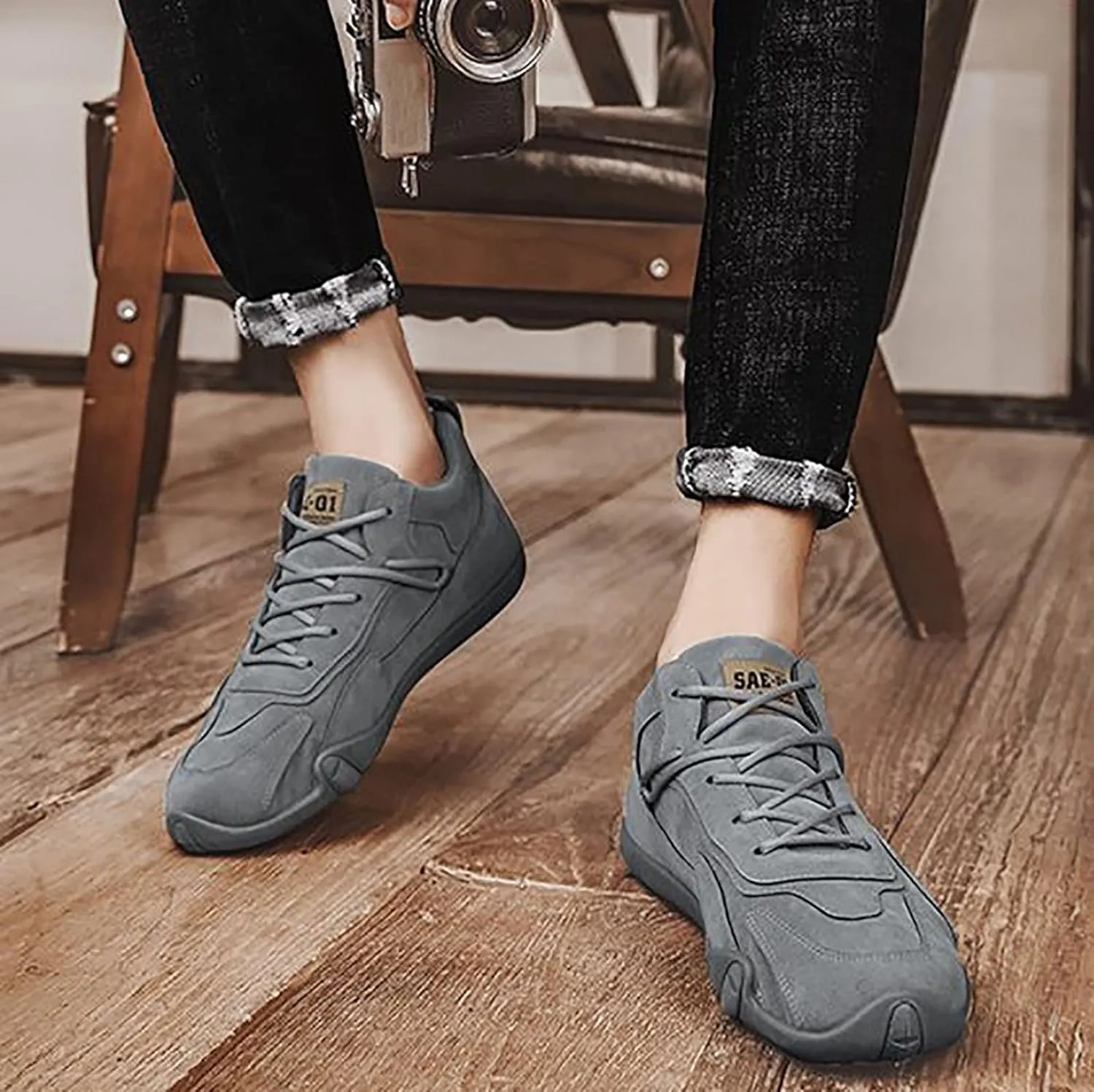 Slip on Sneakers Men Orthopedic Fashion Comfortable Lightweight Breathable Business Athletic Workout Gym Shoes