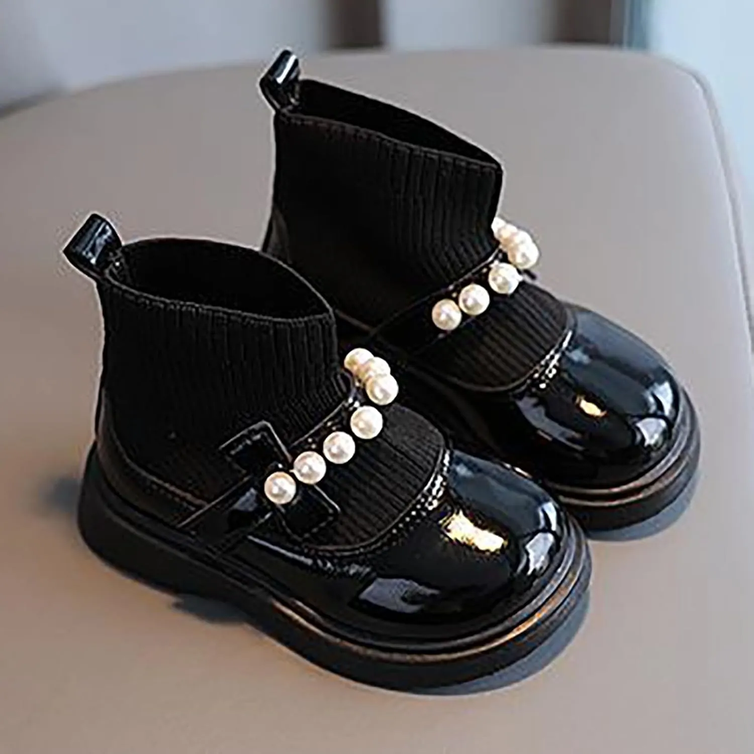 Snow Boots for Girls Boys Outdoor Boots Fur Lined Waterproof Ankle Shoes Warm Lightweight Winter Boot Fashion Boots