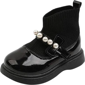Snow Boots for Girls Boys Outdoor Boots Fur Lined Waterproof Ankle Shoes Warm Lightweight Winter Boot Fashion Boots