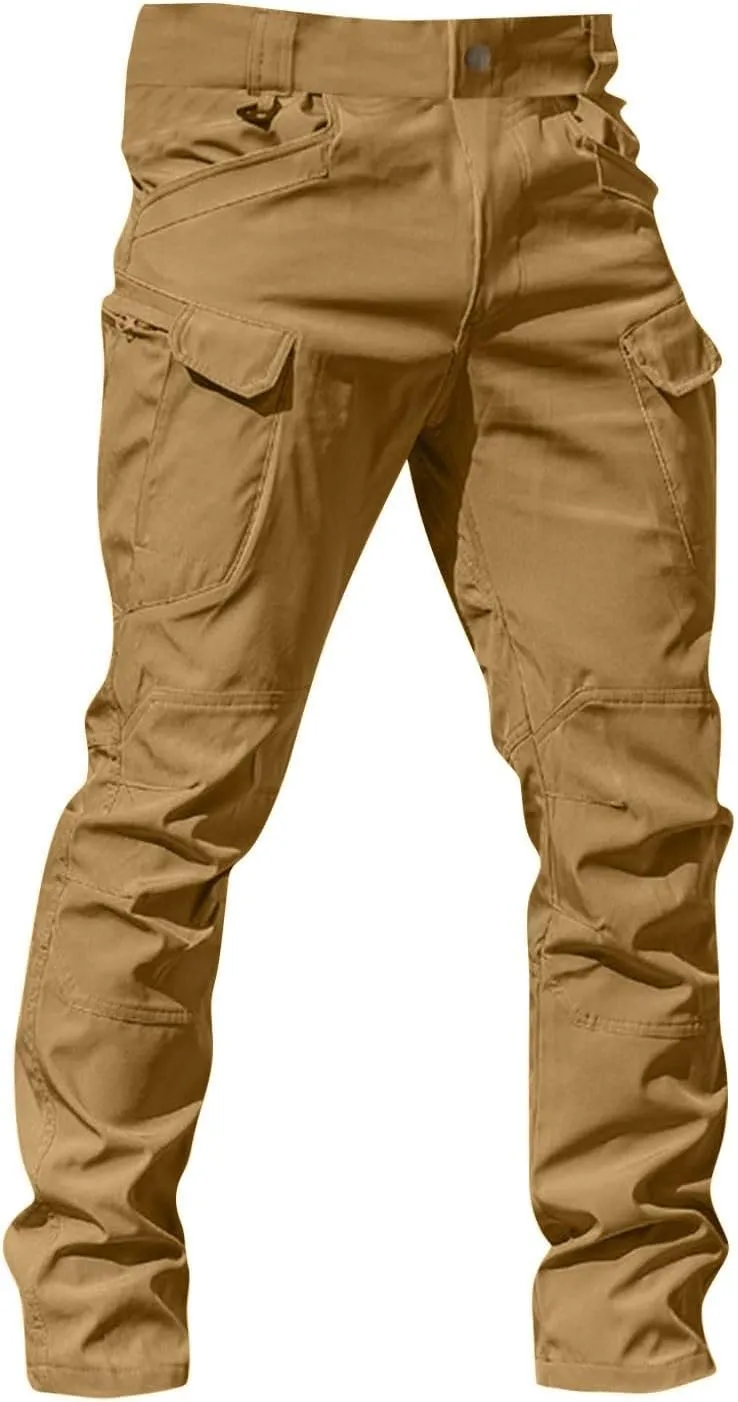 Tactical Pants for Men Stretch Ripstop Waterproof Quick Dry Cargo Hiking Pants Comfy Work Pant Outdoor with Pockets
