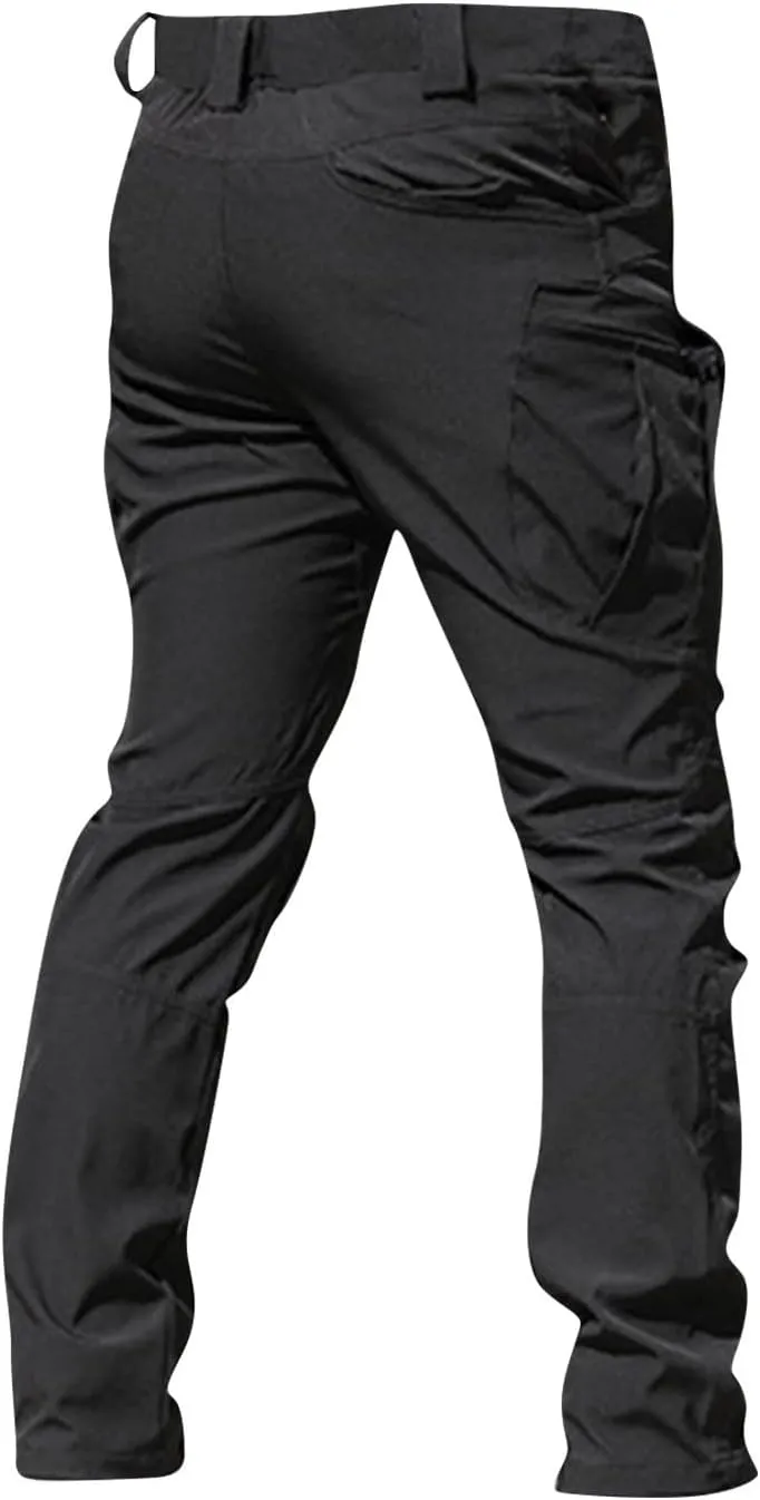Tactical Pants for Men Stretch Ripstop Waterproof Quick Dry Cargo Hiking Pants Comfy Work Pant Travel with Pockets