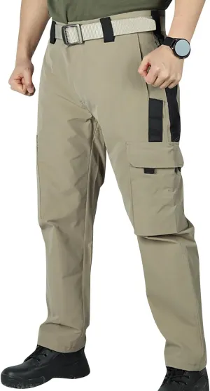 Tactical Pants for Men Stretch Ripstop Waterproof Quick Dry Cargo Hiking Pants Comfy Work Pant Travel with Pockets