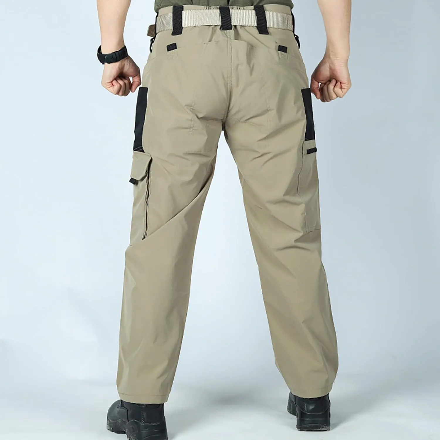 Tactical Pants for Men Stretch Ripstop Waterproof Quick Dry Cargo Hiking Pants Comfy Work Pant Travel with Pockets