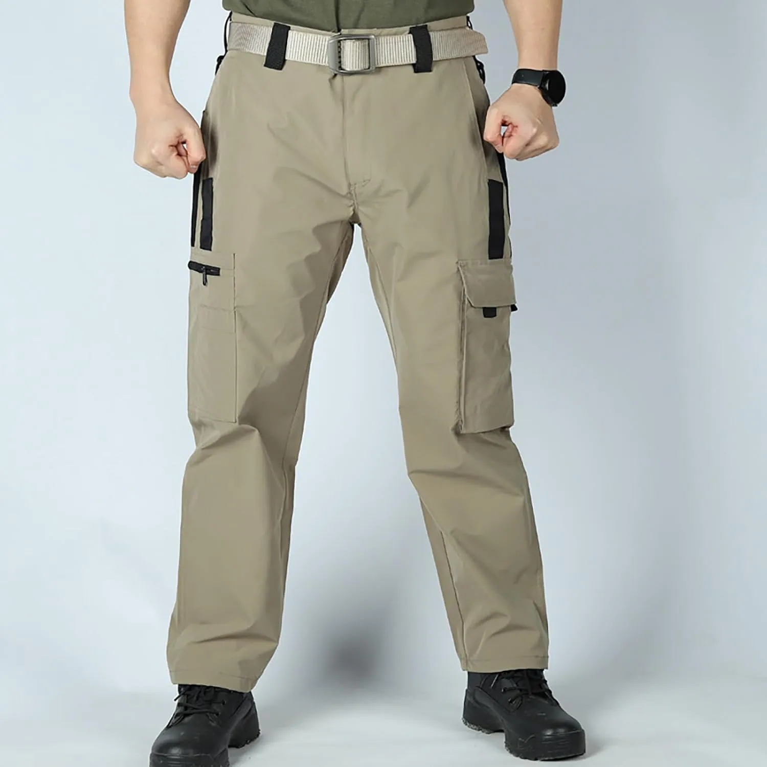 Tactical Pants for Men Stretch Ripstop Waterproof Quick Dry Cargo Hiking Pants Comfy Work Pant Travel with Pockets