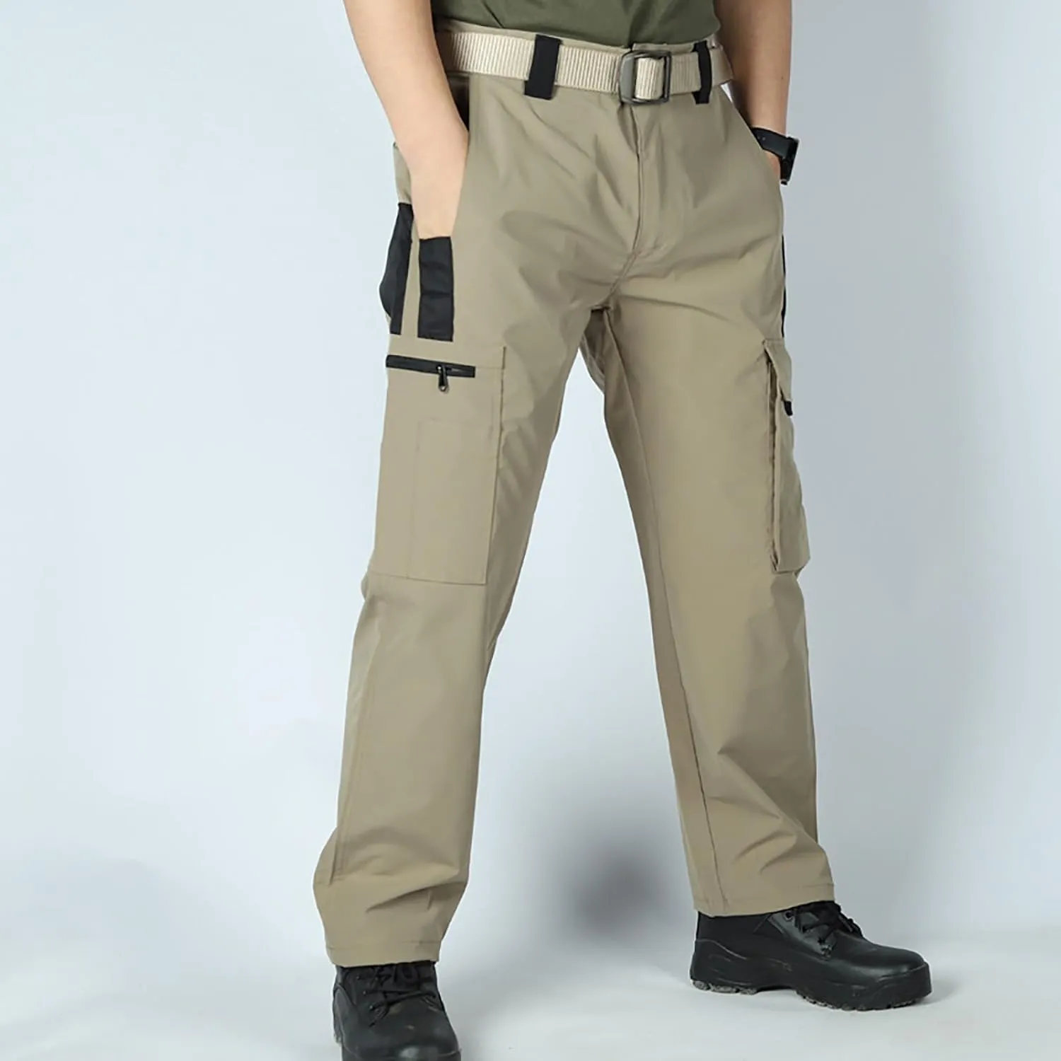 Tactical Pants for Men Stretch Ripstop Waterproof Quick Dry Cargo Hiking Pants Comfy Work Pant Travel with Pockets