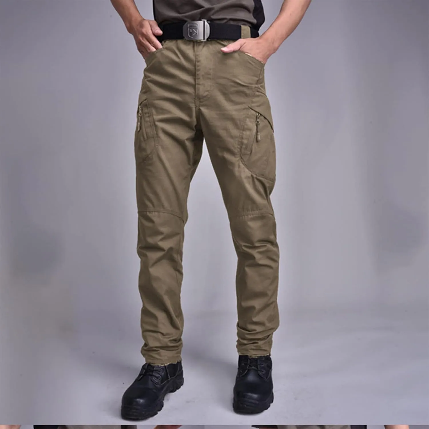 Tactical Pants for Men Stretch Ripstop Waterproof Utility Cargo Hiking Pants Lightweight Work Pant Travel with Pockets