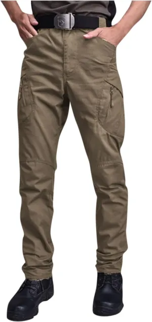 Tactical Pants for Men Stretch Ripstop Waterproof Utility Cargo Hiking Pants Lightweight Work Pant Travel with Pockets