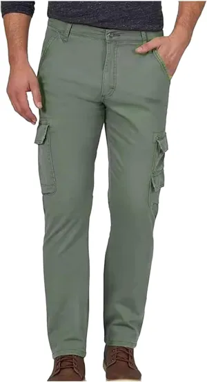 Tactical Pants for Men Stretch Ripstop Waterproof Zipper Cargo Hiking Pants Comfortable Work Pant Hunting with Pockets