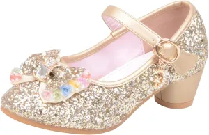 Toddler Girl Dress Shoes Kids Bowknot Girls Sandals Shoes Single Crystal Princess Bling Pearl Infant Baby White Shoes