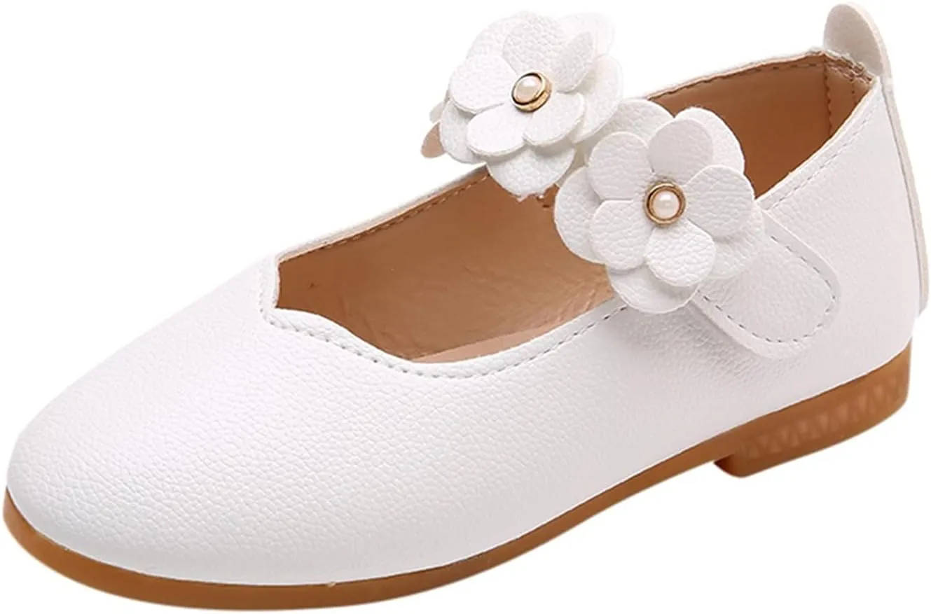 Toddler/??ittle Kids Girls ??ngela Dress Mary Jane Ballet ??lats Flower Girls' Wedding Party Ballerina Dance Shoes