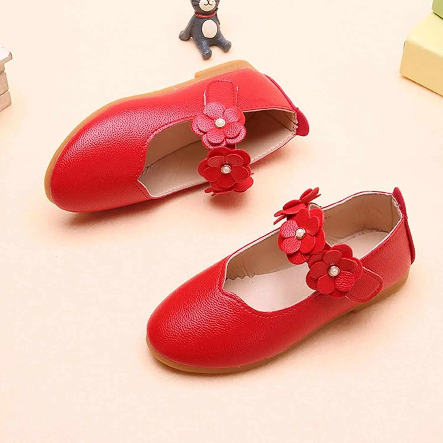 Toddler/??ittle Kids Girl's ??ngela Dress Mary Jane Ballet ??lats Flower Girls' Wedding Party Ballerina Dance Shoes