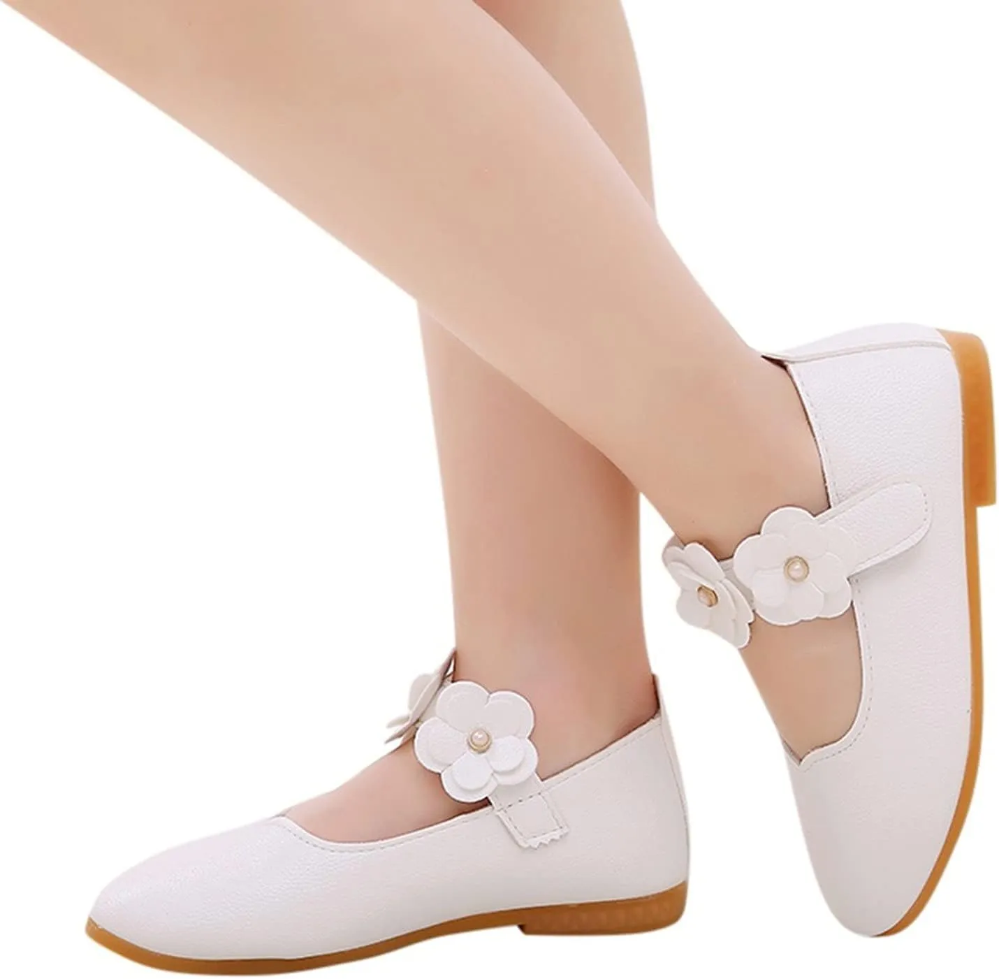 Toddler/??ittle Kids Girls ??ngela Dress Mary Jane Ballet ??lats Flower Girls' Wedding Party Ballerina Dance Shoes
