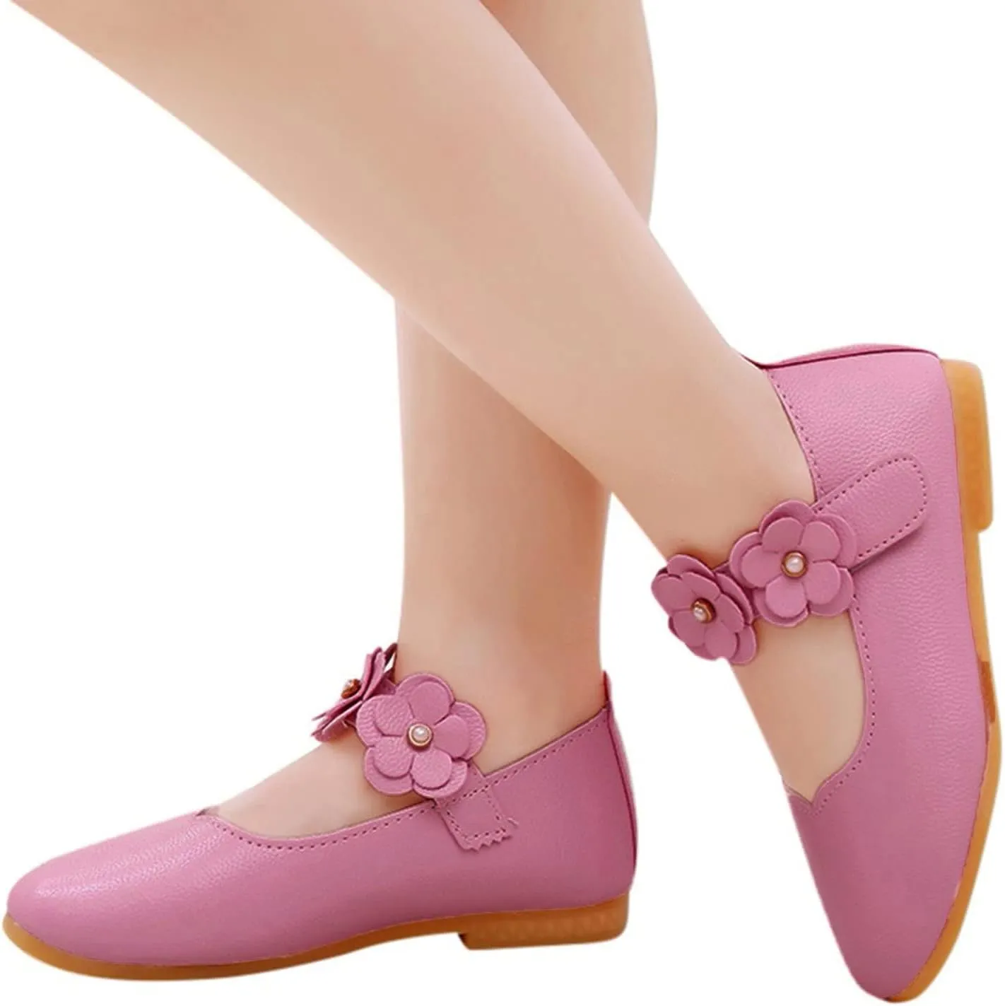 Toddler/??ittle Kids Girl's ??ngela Dress Mary Jane Ballet ??lats Flower Girls' Wedding Party Ballerina Dance Shoes