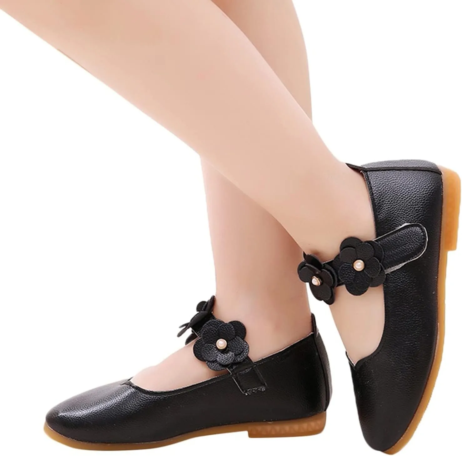 Toddler/??ittle Kids Girl's ??ngela Dress Mary Jane Ballet ??lats Flower Girls' Wedding Party Ballerina Dance Shoes