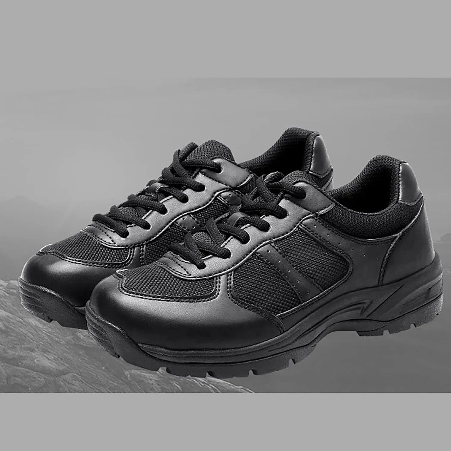 Training Shoes for Men, Autumn Comfortable Breathable and Wear-Resistant Lace-up Low-top Tactical Desert Shoes, for Outdoor Non-Slip Mountaineering Shoes