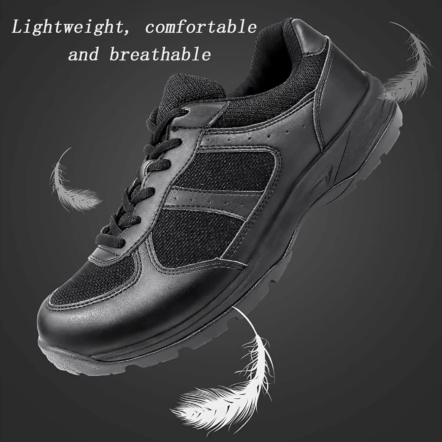 Training Shoes for Men, Autumn Comfortable Breathable and Wear-Resistant Lace-up Low-top Tactical Desert Shoes, for Outdoor Non-Slip Mountaineering Shoes