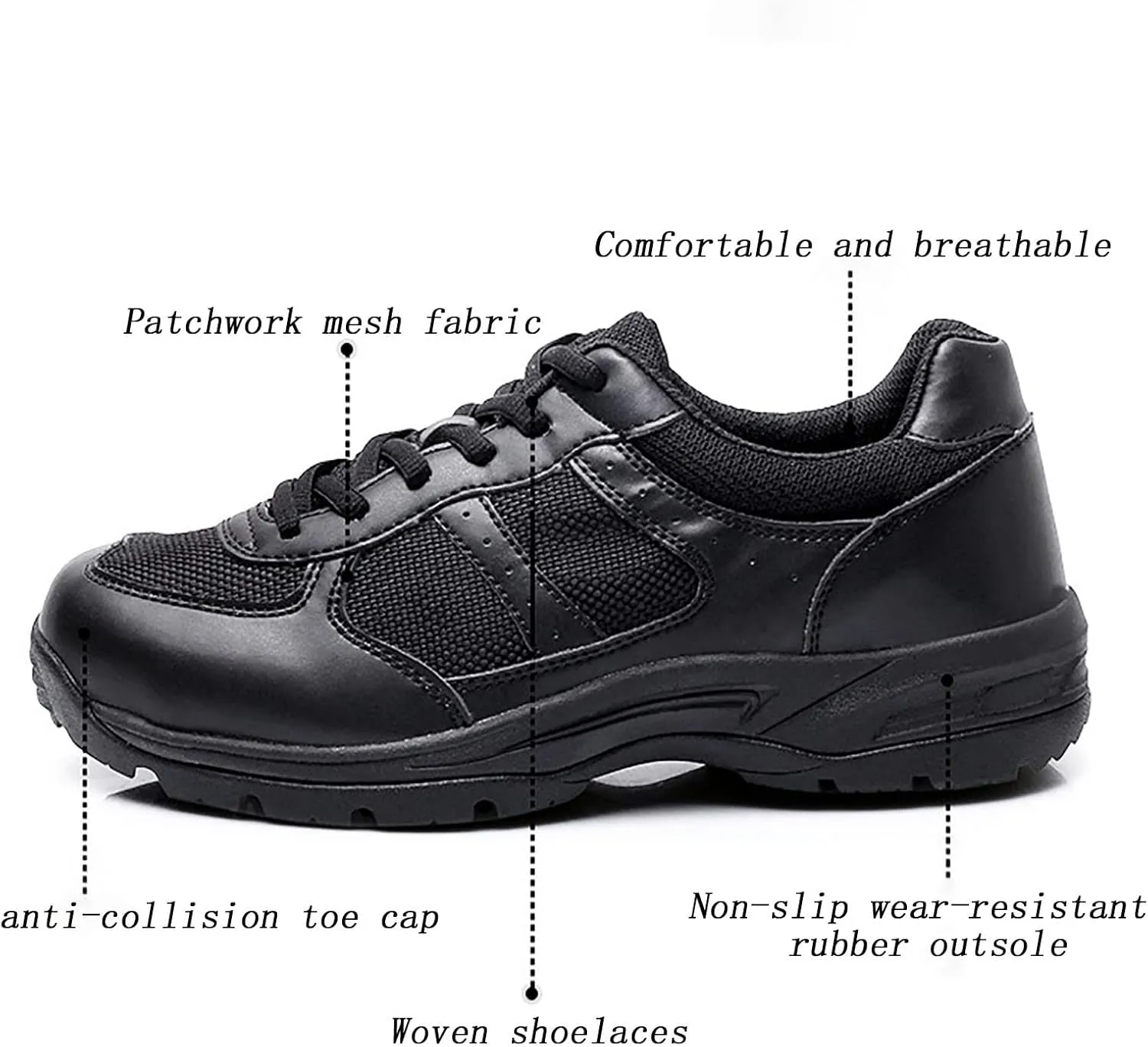Training Shoes for Men, Autumn Comfortable Breathable and Wear-Resistant Lace-up Low-top Tactical Desert Shoes, for Outdoor Non-Slip Mountaineering Shoes