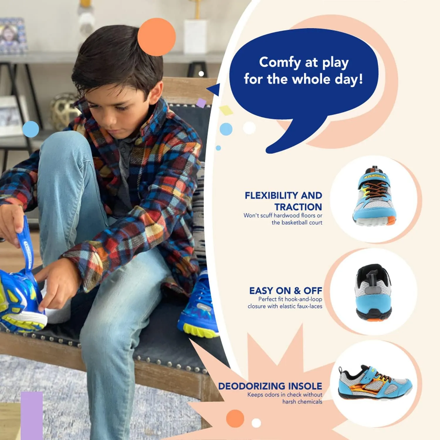 TSUKIHOSHI Unisex-Child Mako (Little Big Kid) Sneaker
