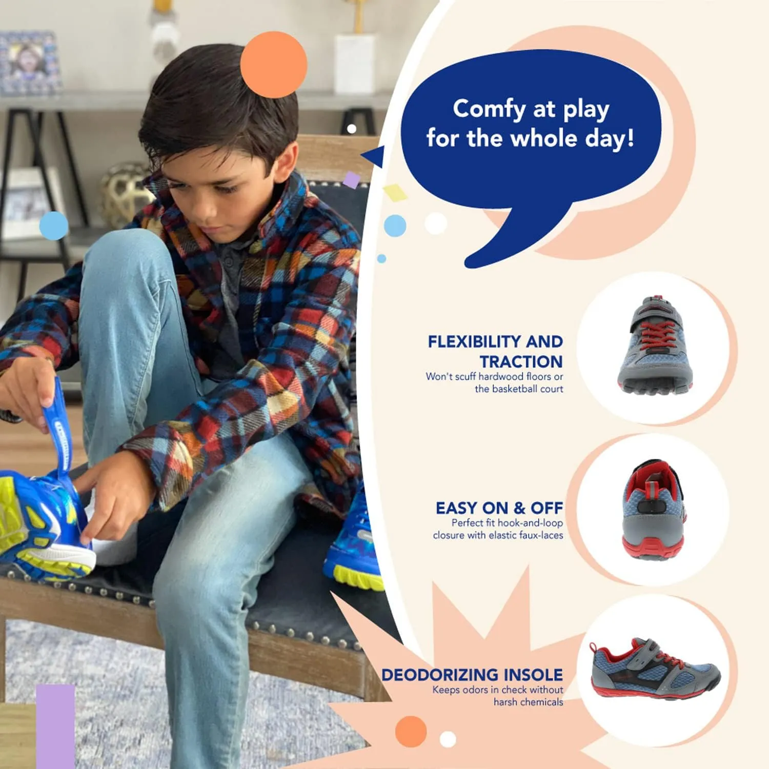 TSUKIHOSHI Unisex-Child Mako (Little Big Kid) Sneaker