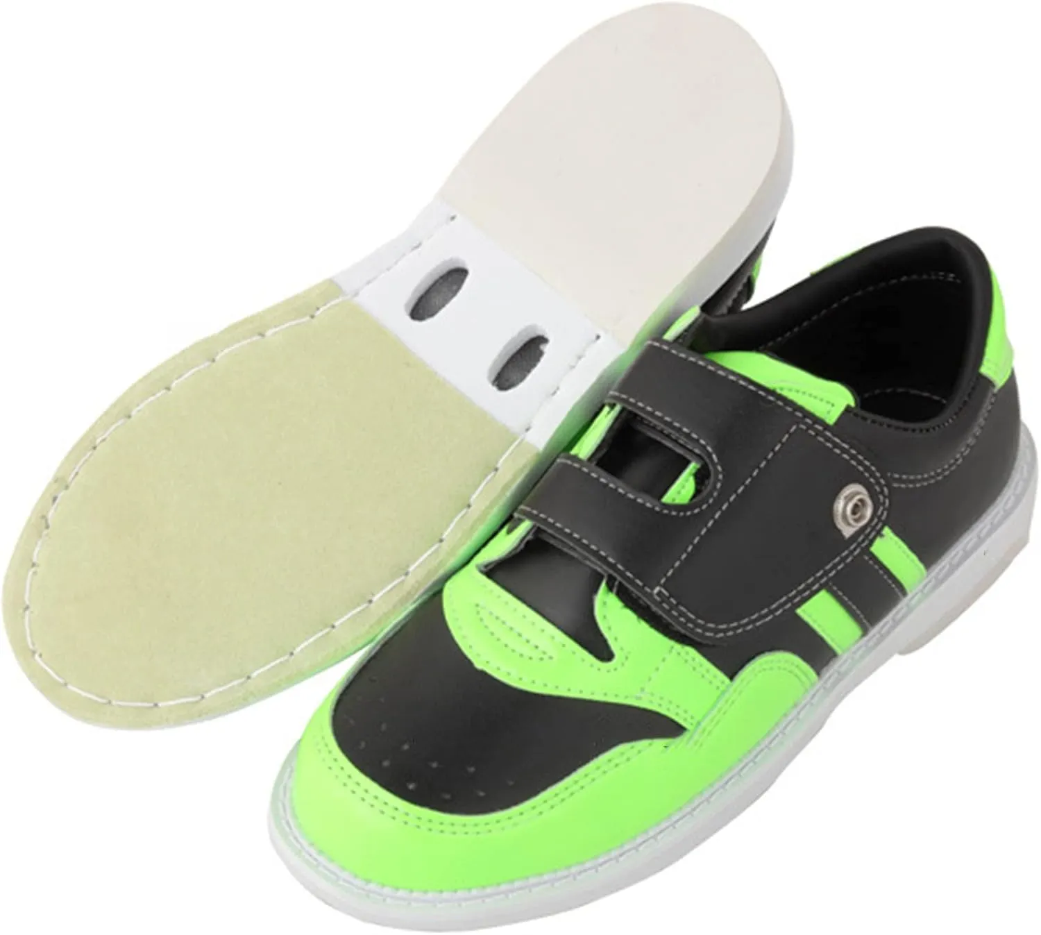 VEACAM Boys Girls Bowling Trainers Kids Bowl Shoes Lightweight Casual Shoes Fashion Sneakers Children Bowling Sports Shoes