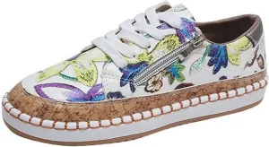 Walking Shoes for Women Slip Ons Fashion New Loafers Breathable Hollow-Out Lazy Round Toe Sneakers Breathe Canvas Comfort Beach Shoes Flat
