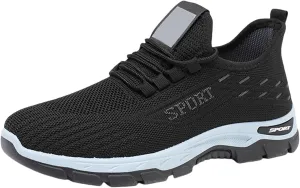 Walking Sneakers for Men Lightweight Orthopedic Shoes Athletic Workout Gym Shoes Sneakers Plantar Fasciitis