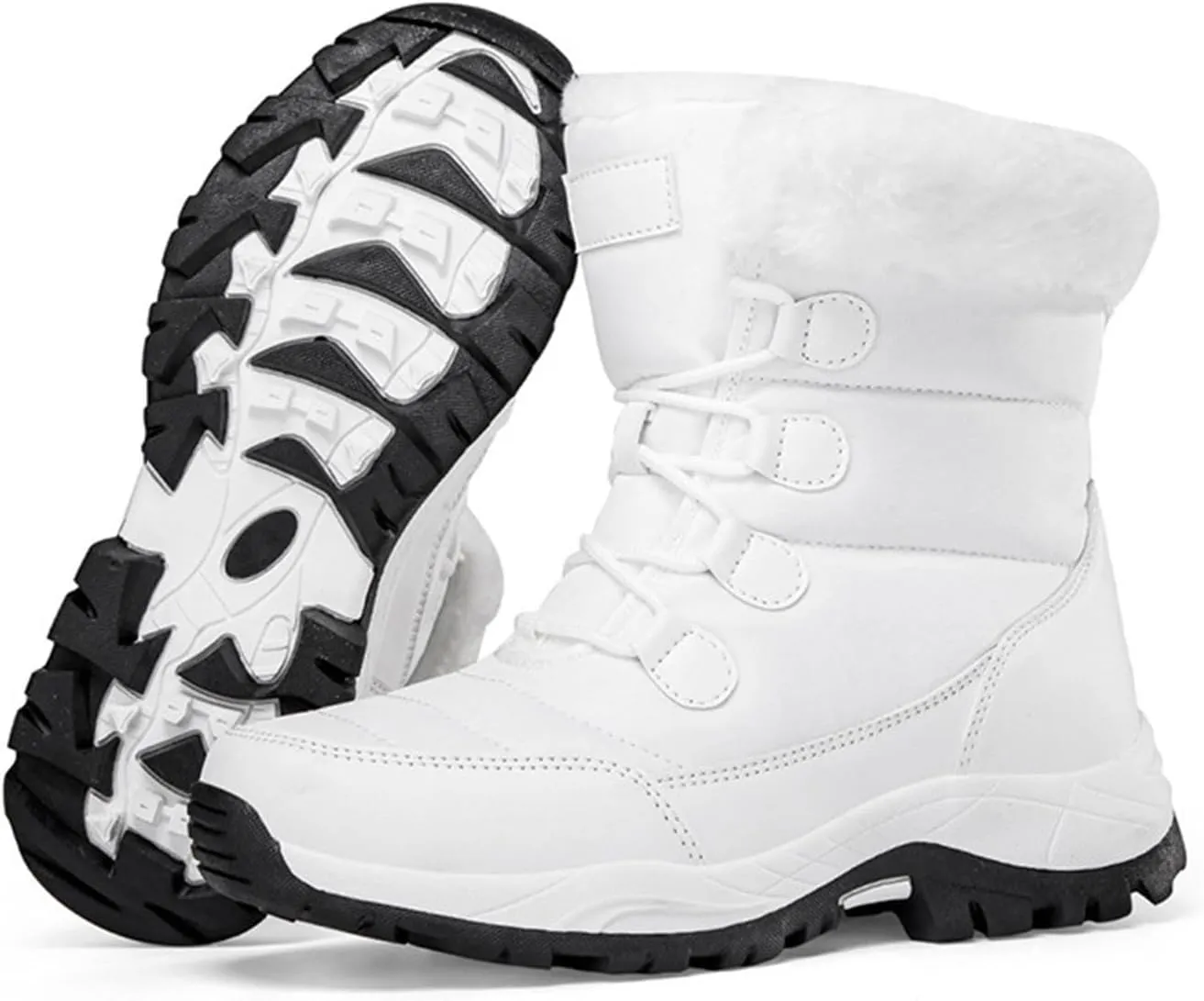 Warm Winter Boots Women Shoes Anti Slip Ankle Boots For Women Snow Boots Waterproof Plush Lined Short Boots Women