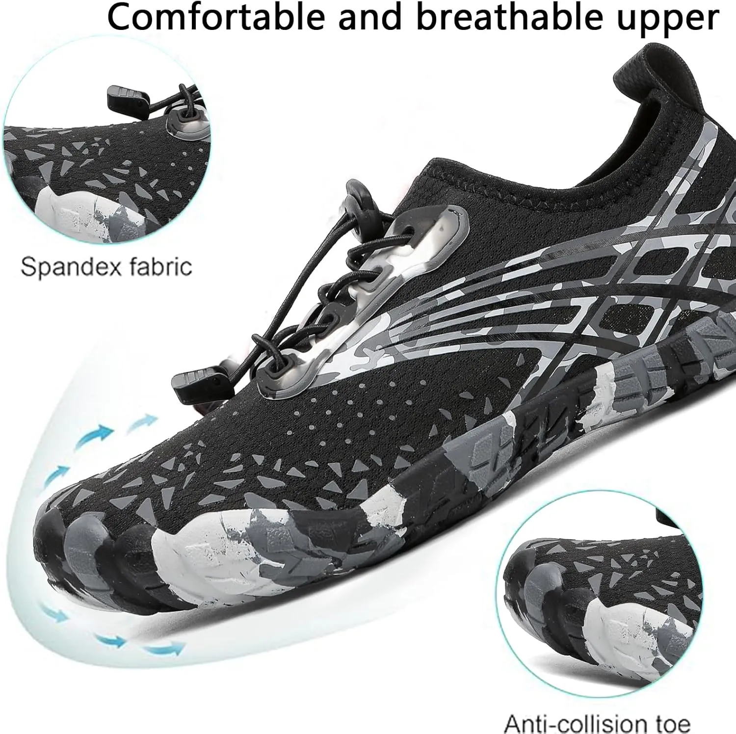 Water Shoes Men Hike Barefoot Adult Quick-Dry Aqua Sock Barefoot Shoes Women Walking Swim Athletic Beach Kayaking Surfing