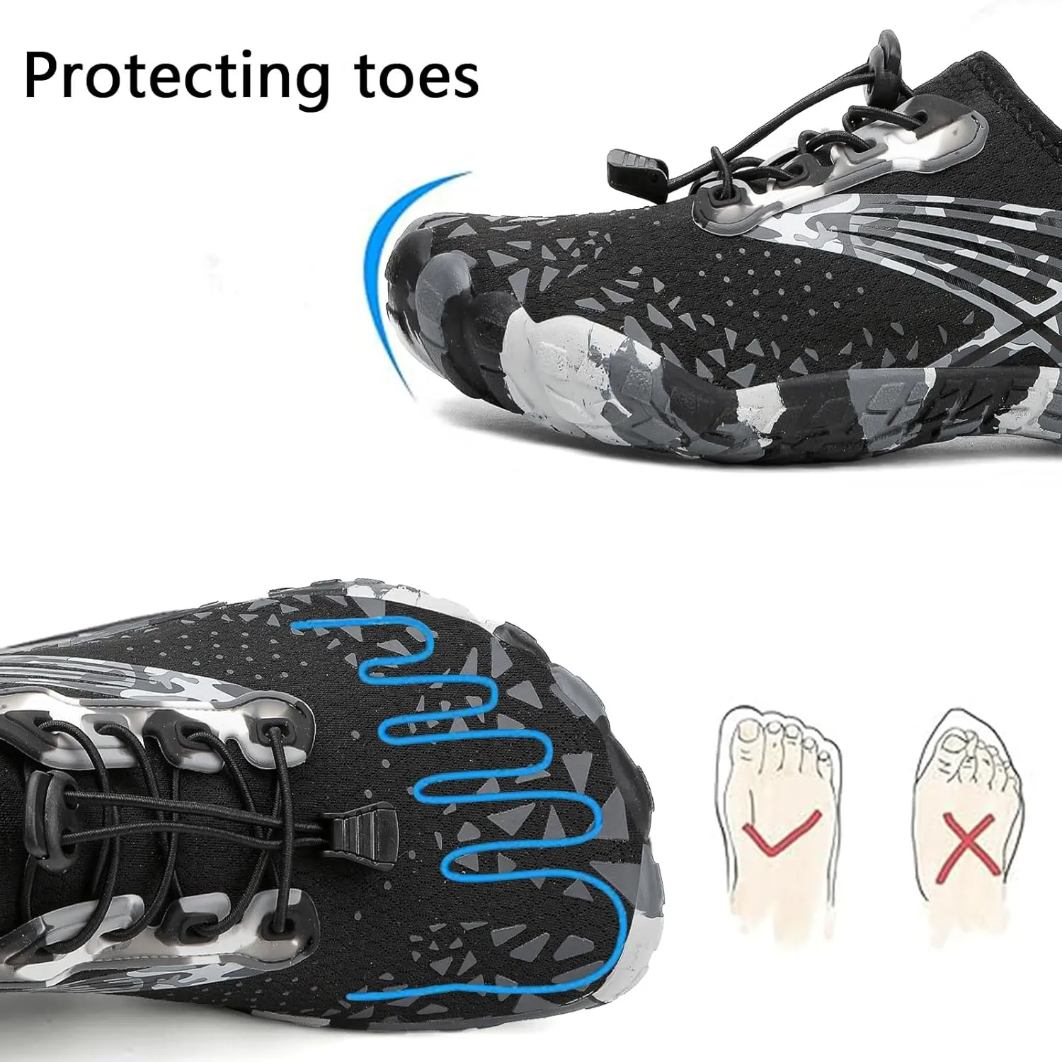 Water Shoes Men Hike Barefoot Adult Quick-Dry Aqua Sock Barefoot Shoes Women Walking Swim Athletic Beach Kayaking Surfing