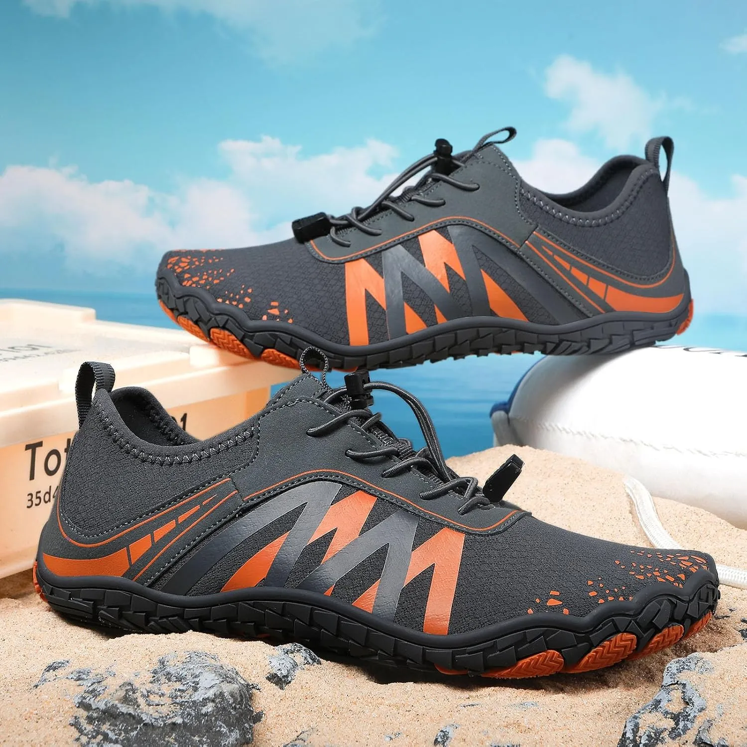 Womens and Mens Water Shoes Breathable Non-Slip Quick Dry Soft Barefoot Aqua Socks for Hiking Swim Beach Surf Yoga Sport Shoes