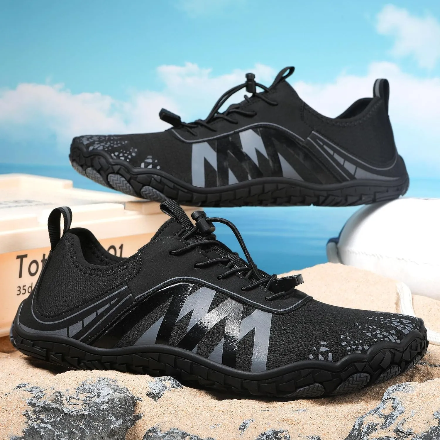 Womens and Mens Water Shoes Breathable Non-Slip Quick Dry Soft Barefoot Aqua Socks for Hiking Swim Beach Surf Yoga Sport Shoes
