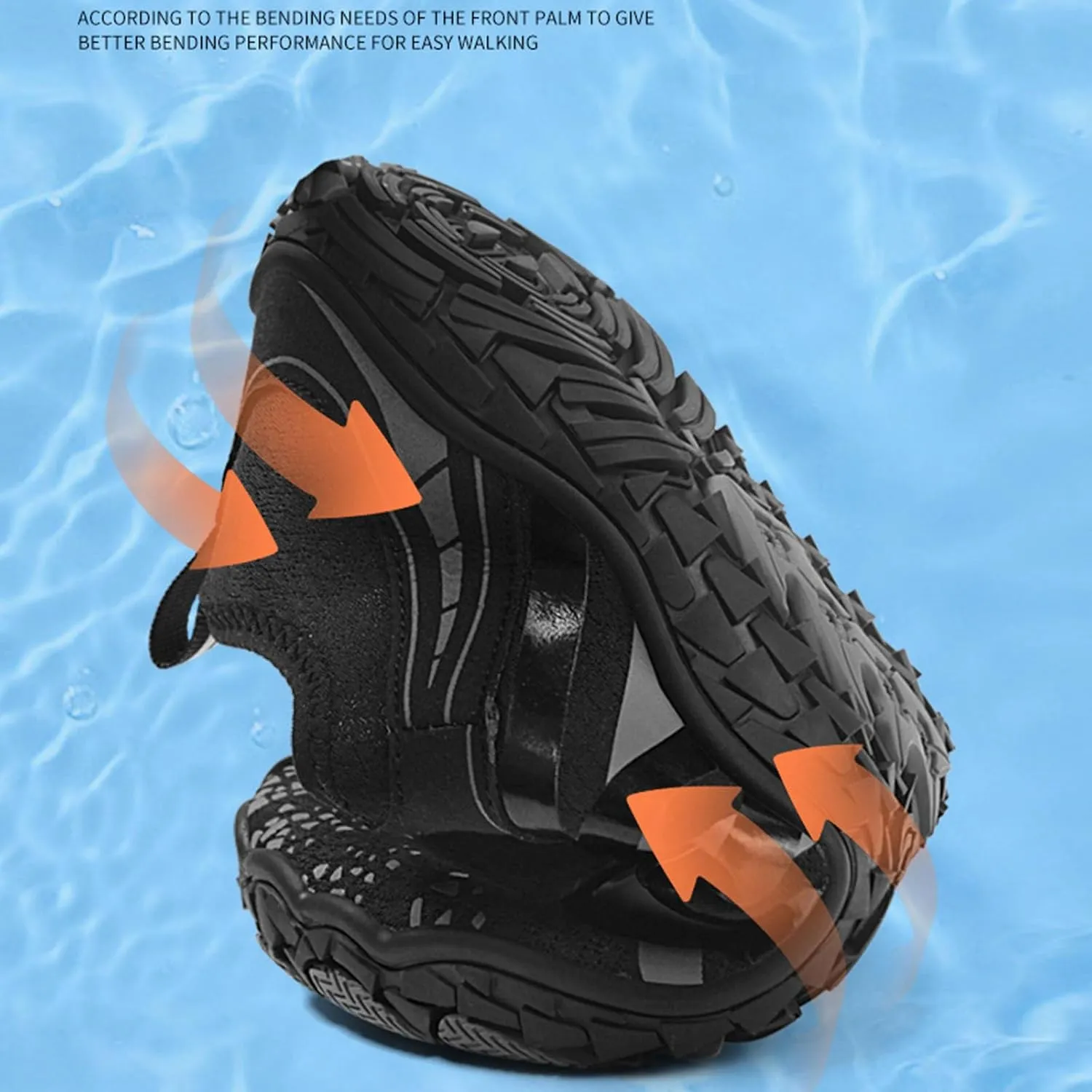 Womens and Mens Water Shoes Breathable Non-Slip Quick Dry Soft Barefoot Aqua Socks for Hiking Swim Beach Surf Yoga Sport Shoes