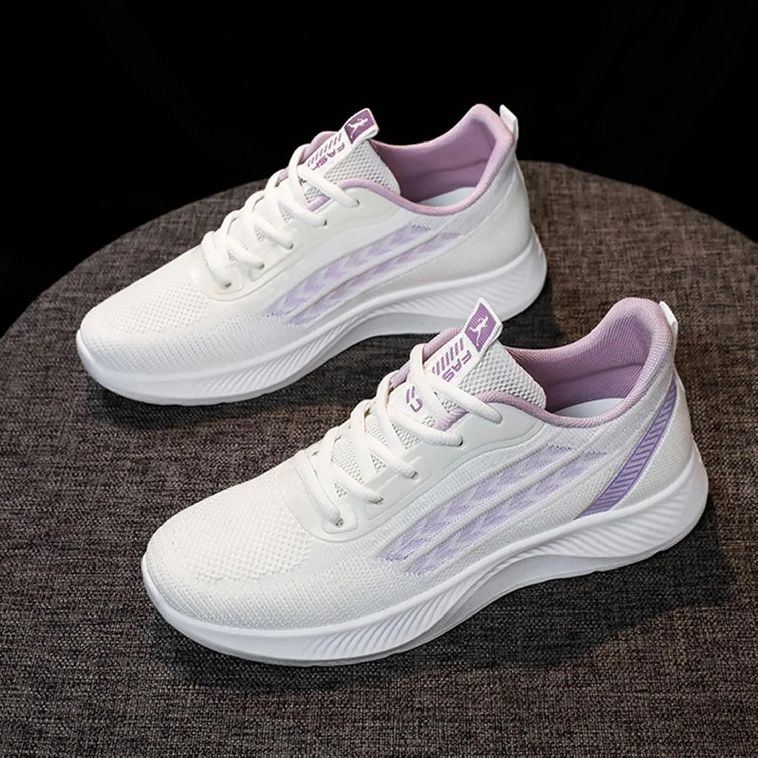 Women's Bowling Shoes Arch Support Orthotic Plantar Fasciitis Sneakers Non Slip Orthopedic Sneakers Comfortable Breathable Mesh Shoes