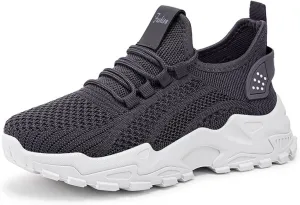 Women's Casual Sneakers Arch Support Orthopedic Shoes Non-Slip Lightweight Breathable Gym Sports Workout Shoes Comfortable Outdoor Tennis Running Walking Shoe