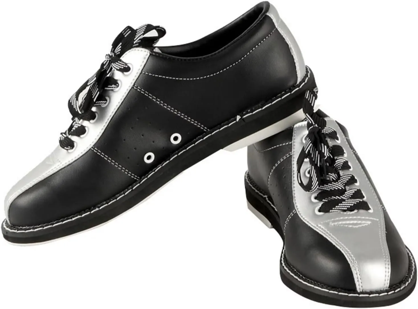 Women's Classic Bowling Shoes Lightweight Gym Sneakers Slip on Walking Shoes with Universal Slide Soles Bowling Trainers Comfortable for Right or Left Handed Bowlers