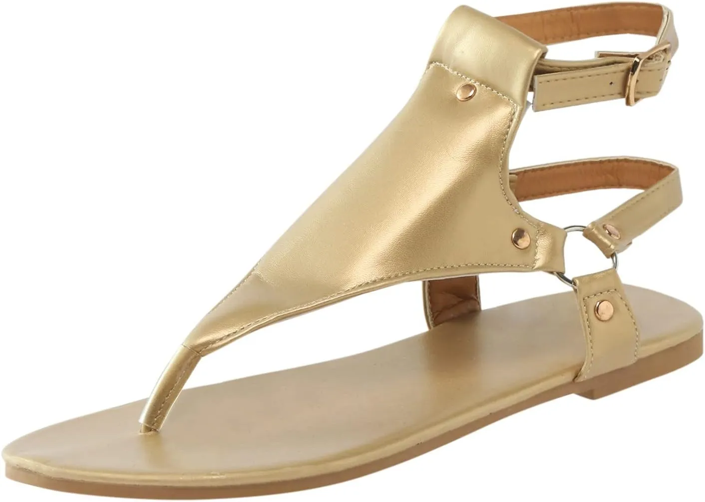 Women's Flat Sandals 2024 Thong Sandals For Women Open Toe Shoes Flat Beach Sandals Ladies Buckle Strap Flip Flops Shoes