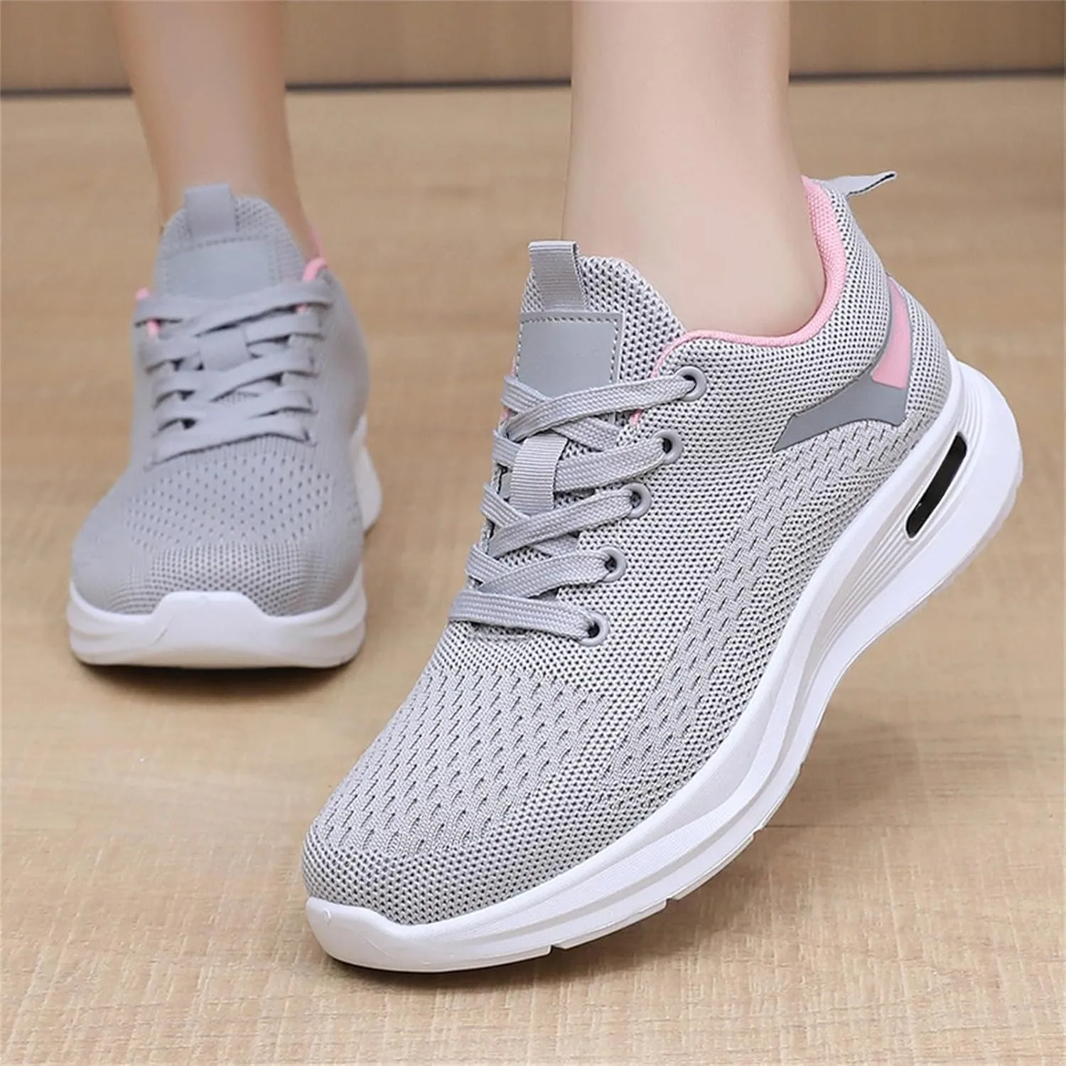 Womens Orthopedic Shoes Comfortable Universal Slide Soles Light-Weight Mesh Athletic Slip on Sneakers