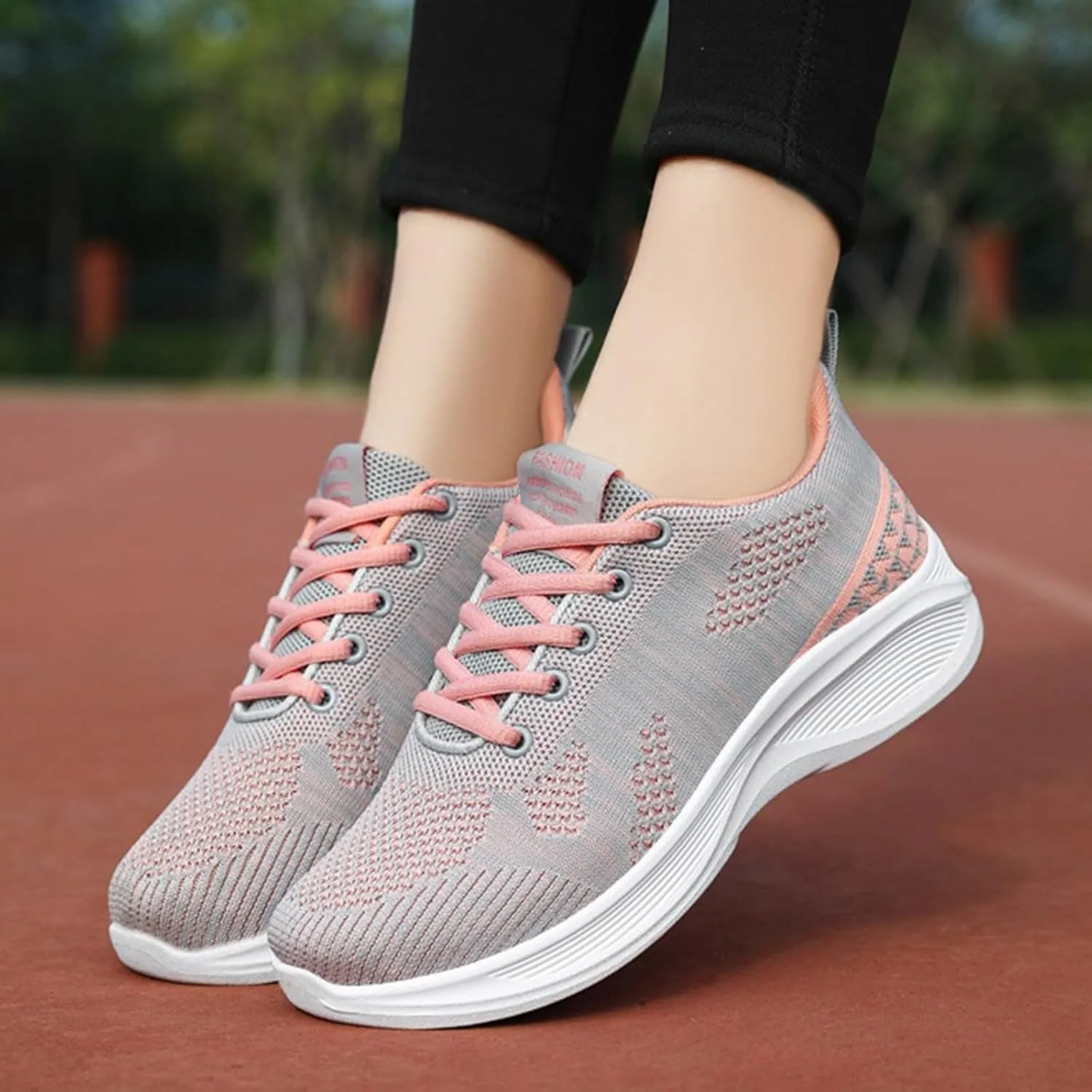 Womens Orthopedic Shoes Comfortable Universal Slide Soles Light-Weight Mesh Athletic Slip on Sneakers