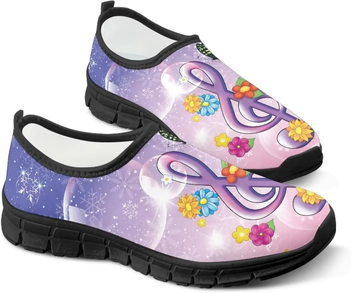 Women's Slip-On Shoes Walking Non-Slip Loafers Casual Fashion Shoes Low Top Work Sneakers Workout Shoes for Women US 5.5-11.5