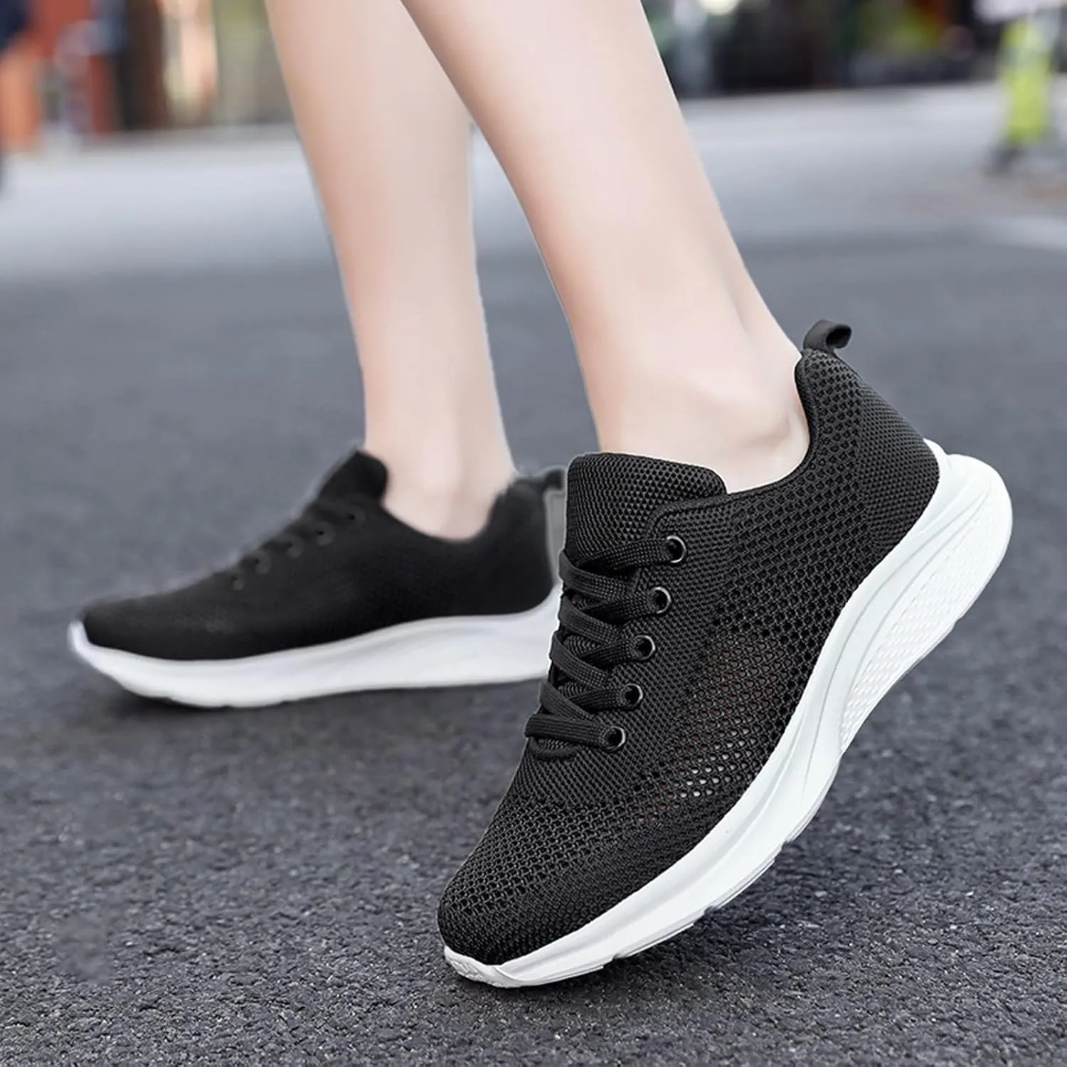 Womens Walking Sneakers Comfortable Orthopedic Shoes Slip on Sneakers Arch Support Orthotic Shoe Athletic Mesh Orthopedic Shoes
