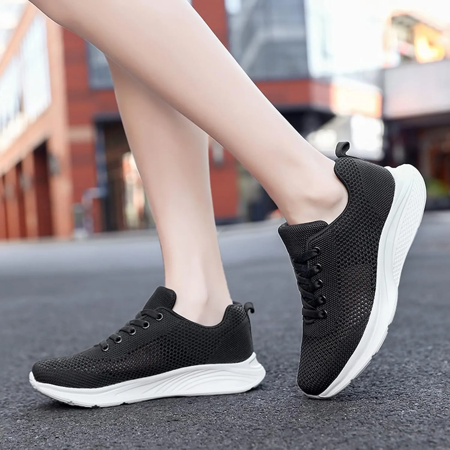 Womens Walking Sneakers Comfortable Orthopedic Shoes Slip on Sneakers Arch Support Orthotic Shoe Athletic Mesh Orthopedic Shoes