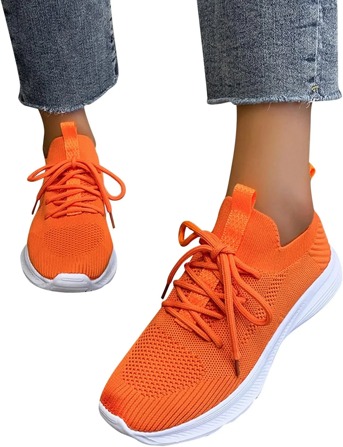 Womens Walking Sneakers Slip on Sneakers Workout Running Shoes Breathable Shoe Orthopedic Training Shoes