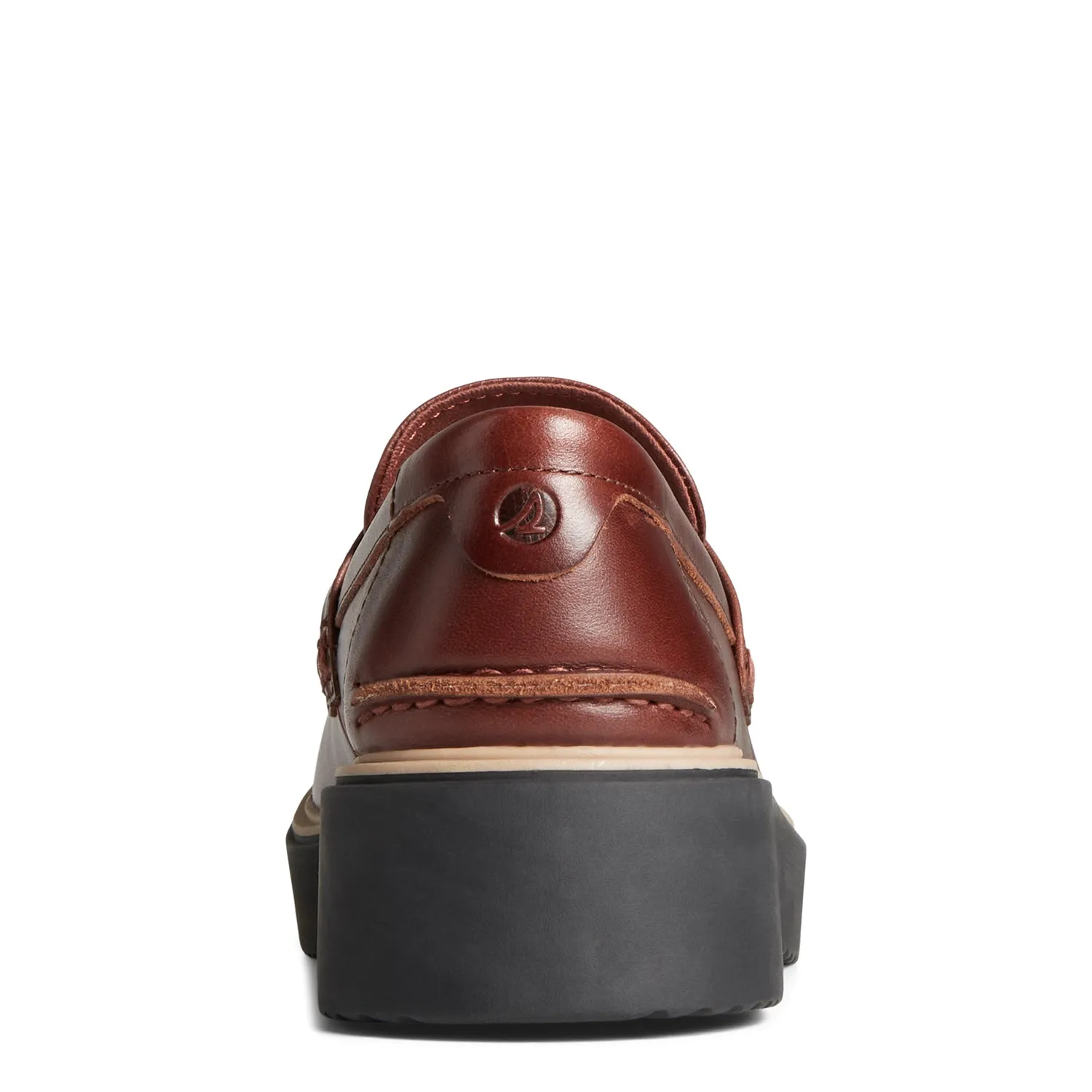 Women's Wells Boat Shoe Dark Brown (STS89407)