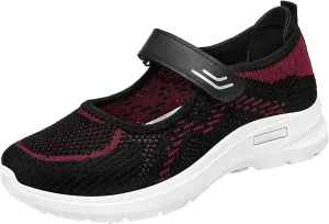 Women's Woven Orthopedic Shoes Breathable Soft Walking Arch Support Comfortable Sneakers Casual Athletic Fashion Sneakers