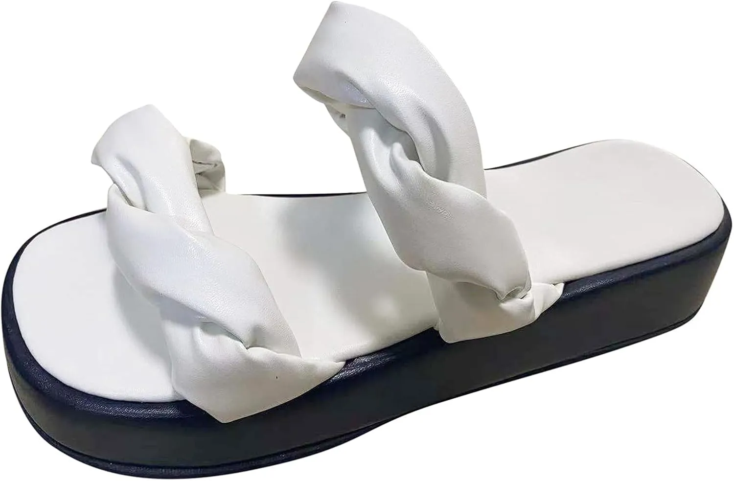 ZBYY Sandals for Women Flat,Comfy Open Toe Platform Sandal Shoes Summer Beach Travel Fashion Ladies Slipper Flip Flops